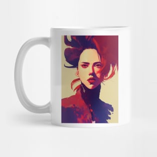 beautiful girl digital art - DESIGN Mug